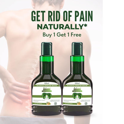 Adivasi Ayurved Pain Relief Oil 100ml(Pack Of 2) - Clicksale