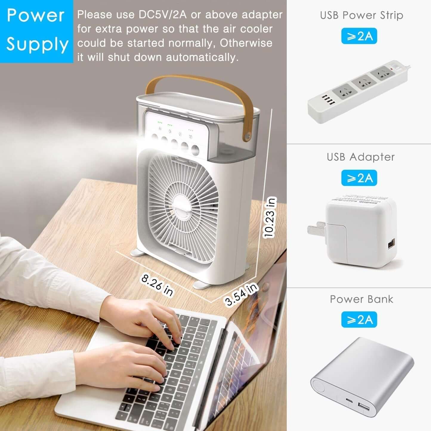 Clicksale™ Portable Air Conditioner Fan - Clicksale